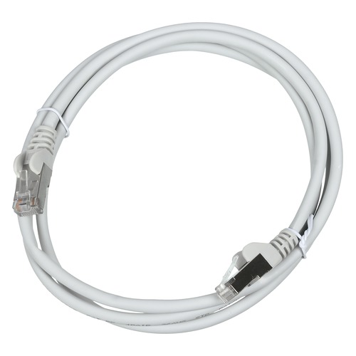 Кабель Патч-корд LANMASTER FTP, вилка RJ-45, вилка RJ-45, кат.5е, LSZH, 1.5м, серый [lan-pc45/s5e-1.5-gy]