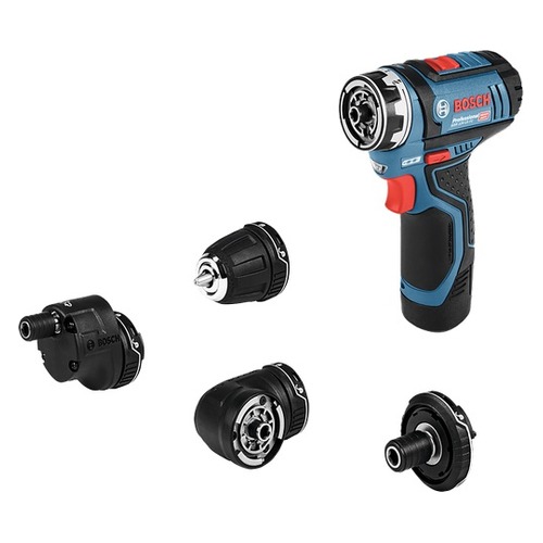 Дрель-шуруповерт BOSCH GSR 12V-15 FC, 2Ач, с двумя аккумуляторами [06019f6000]