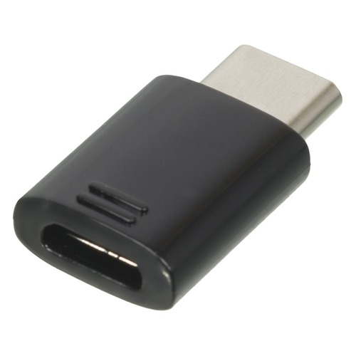 Переходник SAMSUNG EE-GN930, micro USB B (m), USB Type-C (m), черный [ee-gn930bbrgru]