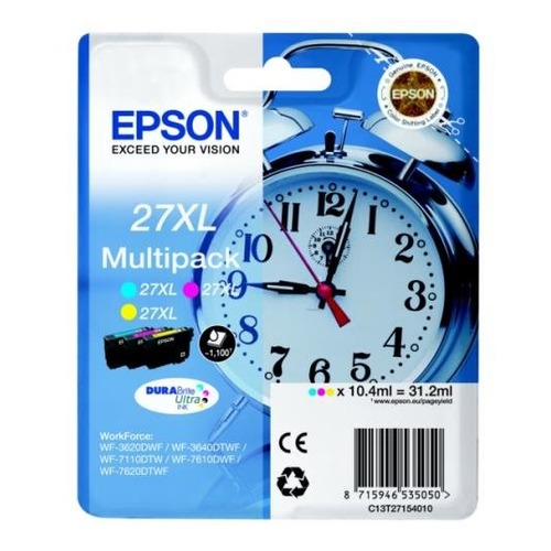 Картридж EPSON T2715, 3 цвета [c13t27154022]