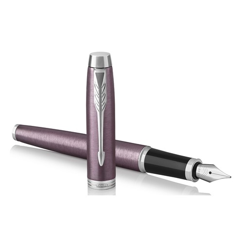 Ручка перьевая Parker IM Core F321 (1931632) Light Purple CT F сталь нержавеющая подар.кор.