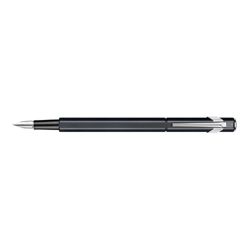 Ручка перьевая Carandache Office 849 Classic (841.009) Matte Black F сталь нержавеющая подар.кор.