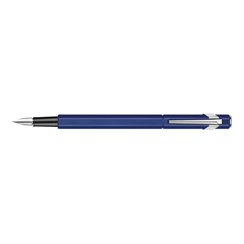 Ручка перьевая Carandache Office 849 Classic (840.159) Matte Navy Blue M сталь нержавеющая подар.кор