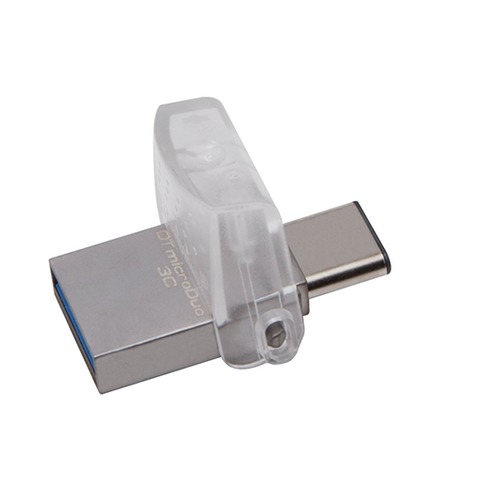 Флешка USB KINGSTON DataTraveler microDuo 32Гб, USB3.0, черный [dtduo3c/32gb]