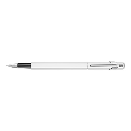 Ручка перьевая Carandache Office 849 Classic (842.001) Laquer White EF сталь нержавеющая подар.кор.