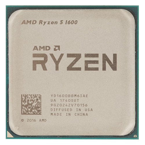 Процессор AMD Ryzen 5 1600, SocketAM4, OEM [yd1600bbm6iae]