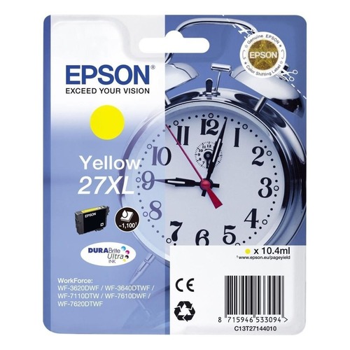 Картридж EPSON T2714, желтый [c13t27144022]