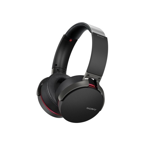 Наушники SONY MDR-XB950B1, Bluetooth, накладные, черный [mdrxb950b1b.e]