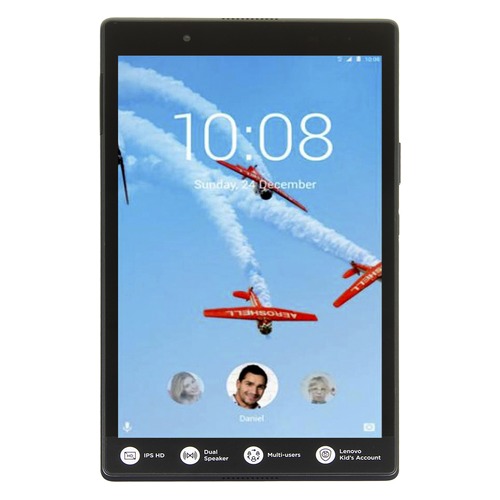 Планшет LENOVO Tab 4 TB-8504X, 2GB, 16GB, 3G, 4G, Android 7.0 черный [za2d0036ru]