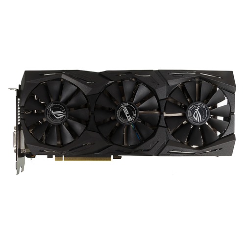 Видеокарта ASUS AMD Radeon RX 580 , ROG-STRIX-RX580-O8G-GAMING, 8Гб, GDDR5, OC, Ret