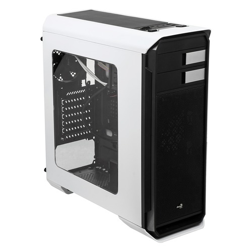 Корпус ATX AEROCOOL AERO-500 WINDOW, Midi-Tower, без БП, белый