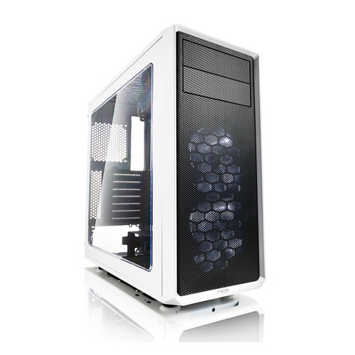 Корпус ATX FRACTAL DESIGN FOCUS G Window, Midi-Tower, без БП, белый