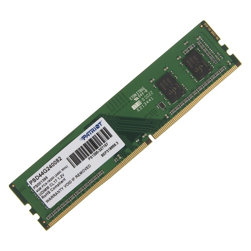 Модуль памяти PATRIOT PSD44G240082 DDR4 - 4Гб 2400, DIMM, Ret