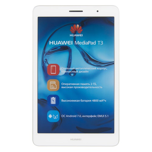 Планшет HUAWEI MediaPad T3 8.0, 2GB, 16GB, 3G, 4G, Android 7.0 золотистый [53018494]