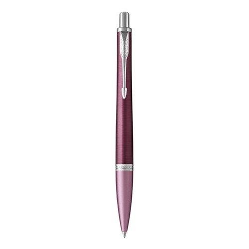 Ручка шариковая Parker Urban Premium K310 (1931569) Dark Purple CT M синие чернила подар.кор.