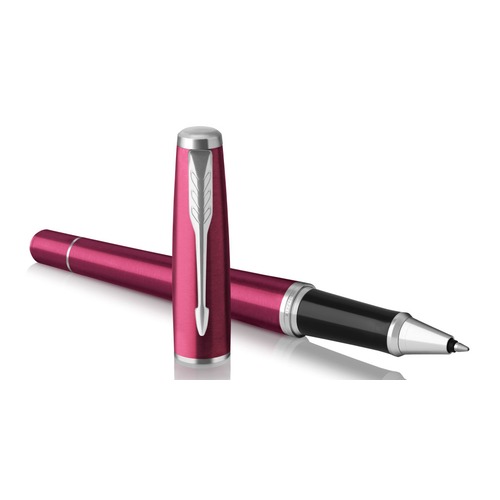 Ручка роллер Parker Urban Core T309 (1931590) Vibrant Magenta CT F черные чернила подар.кор.