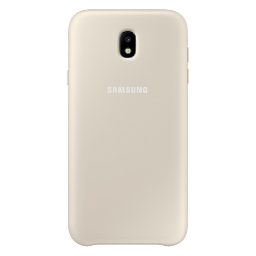 Чехол (клип-кейс) SAMSUNG Dual Layer Cover, для Samsung Galaxy J5 (2017), золотистый [ef-pj530cfegru]