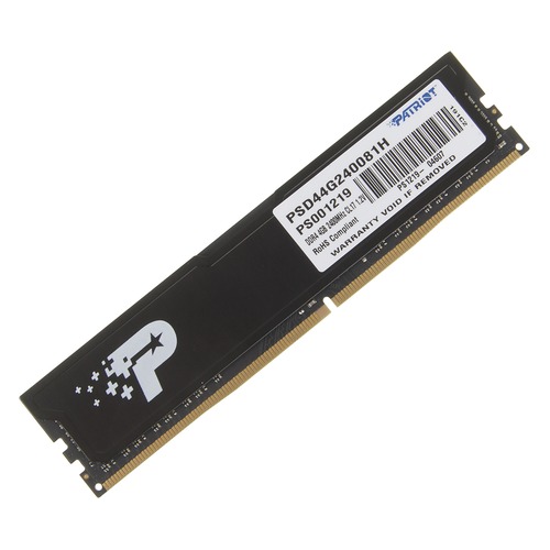 Модуль памяти PATRIOT PSD44G240081H DDR4 - 4Гб 2400, DIMM, Ret