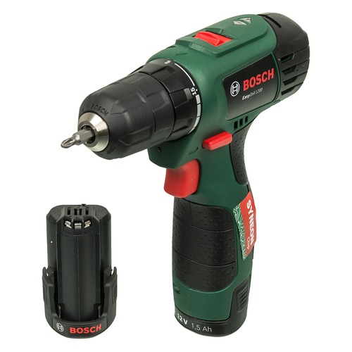 Дрель-шуруповерт BOSCH EasyDrill 1200, с двумя аккумуляторами [06039a210b]