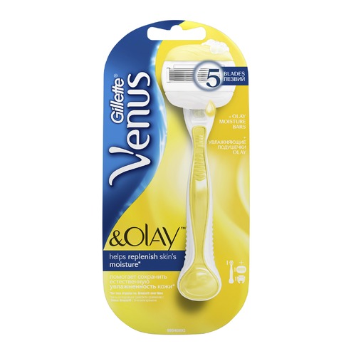 Бритва GILLETTE VENUS&OLAY, с 1 сменной кассетой [80243618]