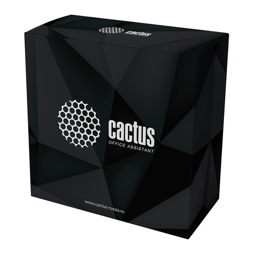 Пластик для принтера 3D Cactus CS-3D-PLA-750-BLACK PLA d1.75мм 0.75кг 1цв.