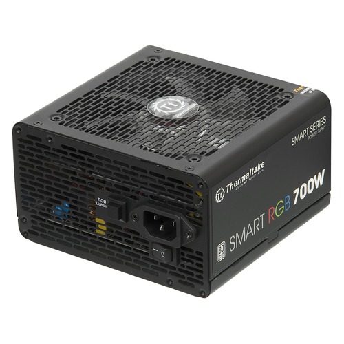 Блок питания THERMALTAKE Smart RGB 700, 700Вт, 120мм, черный, retail [ps-spr-0700nhsawe-1]