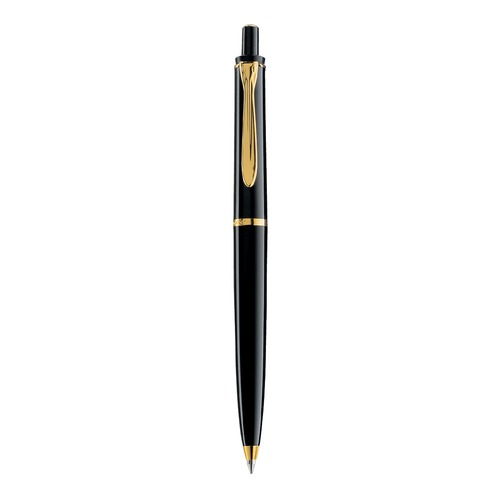 Ручка шариковая Pelikan Elegance Classic K200 (PL996686) черный/позолота M черные чернила подар.кор.