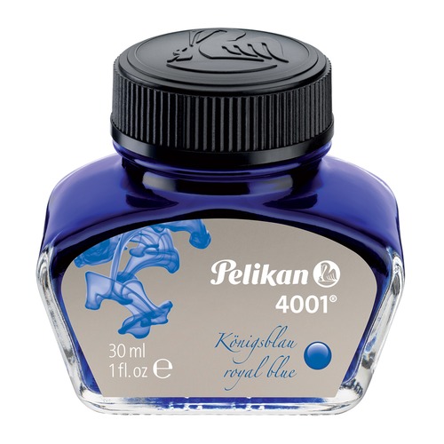 Флакон с чернилами Pelikan INK 4001 78 (PL301010) Royal Blue чернила синие чернила 30мл для ручек пе