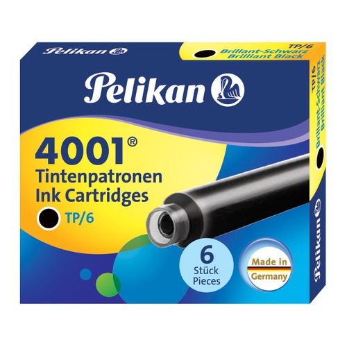 Картридж Pelikan INK 4001 TP/6 (PL301218) Brilliant Black чернила (6шт)