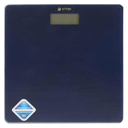 Напольные весы VITEK VT-8062 B, до 180кг, цвет: синий [8062-vt-01]