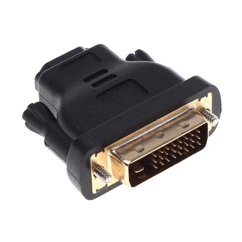 Адаптер BURO DVI-D (m) - HDMI (f), GOLD , черный [bhp ret ada_hdmi-dvi]