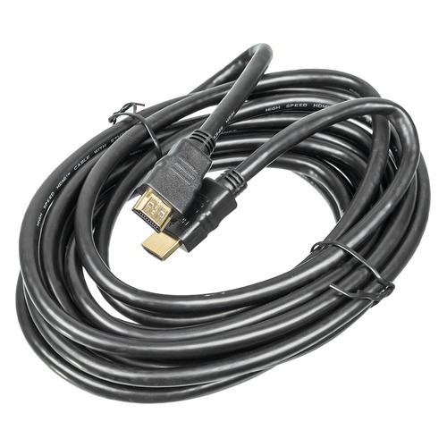 Кабель аудио-видео BURO HDMI (m) - HDMI (m) , ver 2.0, 5м, GOLD черный, блистер [bhp ret hdmi50-2]