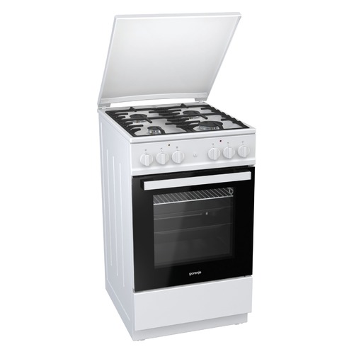 Газовая плита GORENJE KN5142WF-B, электрическая духовка, белый