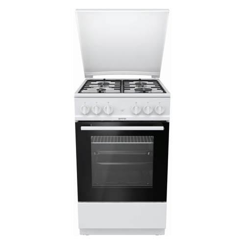 Газовая плита GORENJE GI5121WH, газовая духовка, белый