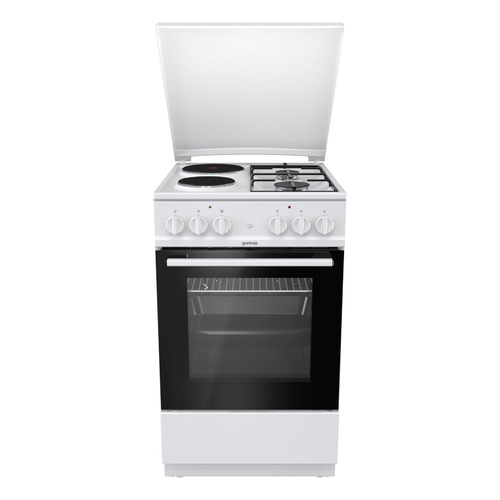 Газовая плита GORENJE K5111WG, электрическая духовка, белый