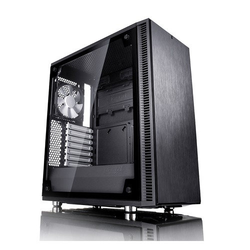 Корпус ATX FRACTAL DESIGN Define C TG, Midi-Tower, без БП, черный