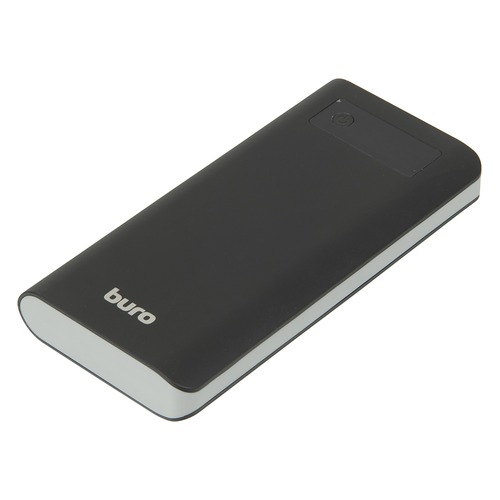 Внешний аккумулятор (Power Bank) BURO RB-20000-LCD-QC3.0-I&O, 20000мAч, черный