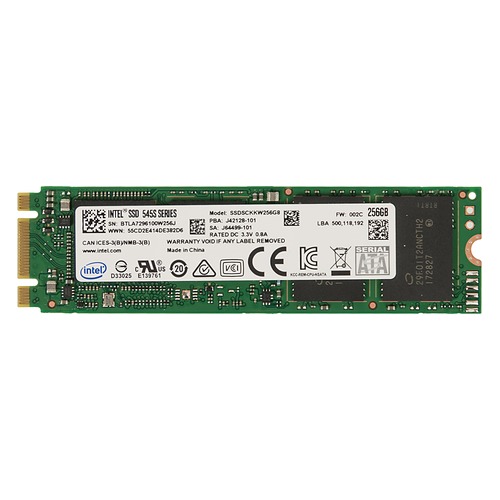 SSD накопитель INTEL 545s Series SSDSCKKW256G8X1 256Гб, M.2 2280, SATA III [ssdsckkw256g8x1 958687]