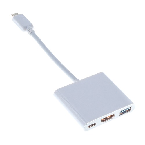 Переходник BURO USB Type-C (m) - HDMI (f), белый [bhp ret tpc-hdm]