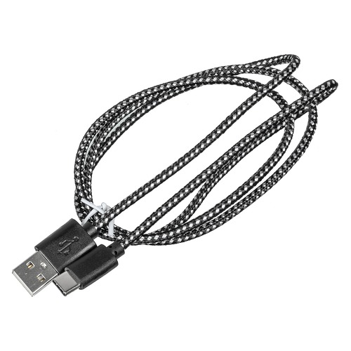 Кабель BURO Braided, USB A(m), USB Type-C (m), 1м [bhp ret typec1]