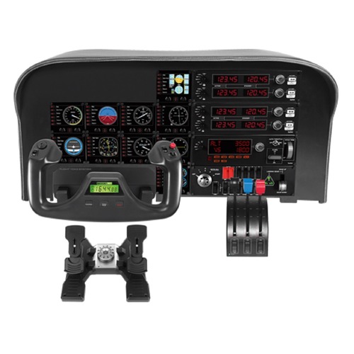 Геймпад проводной LOGITECH G Saitek Pro Flight Instrument Panel черный [945-000008]