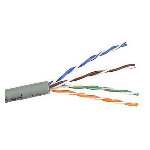 Кабель информ. Lanmaster (TWT-5EUTP-XS) кат.5е U/UTP 4X2X25AWG PVC внутр. 305м сер.