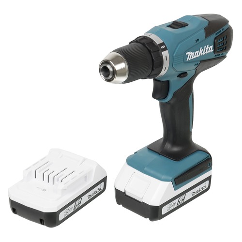 Дрель-шуруповерт MAKITA DF457DWE, с двумя аккумуляторами