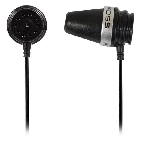 Наушники KOSS Spark Plug, 3.5 мм, вкладыши, черный [15103247]