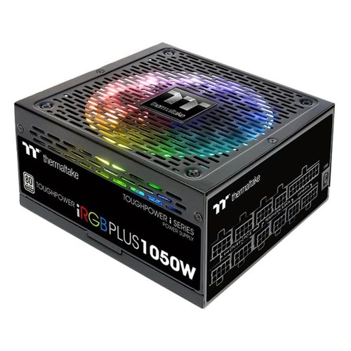 Блок питания THERMALTAKE Toughpower iRGB Plus, 1050Вт, 140мм, черный, retail [ps-tpi-1050f2fdpe-1]