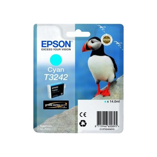 Картридж EPSON T3242, голубой [c13t32424010]