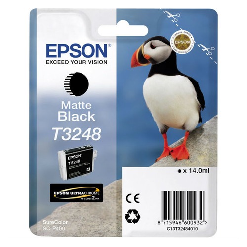 Картридж EPSON T3248, черный матовый [c13t32484010]