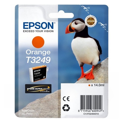 Картридж EPSON T3249, оранжевый [c13t32494010]