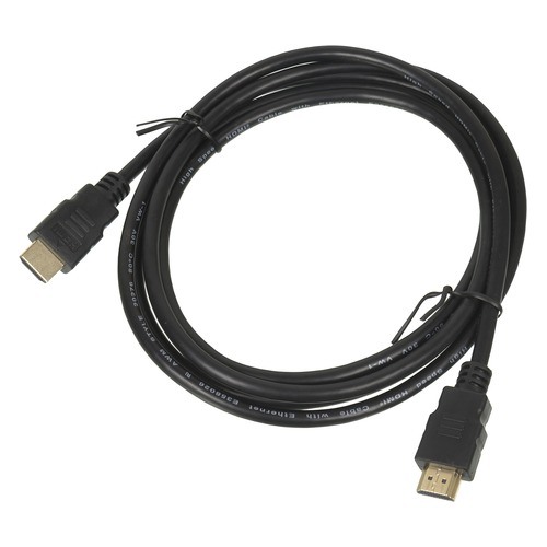 Кабель аудио-видео LAZSO WH-111, HDMI (m) - HDMI (m) , 2м, GOLD черный