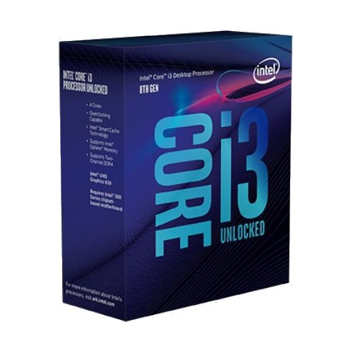 Процессор INTEL Core i3 8350K, LGA 1151v2, BOX (без кулера) [bx80684i38350k s r3n4]